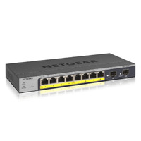 NETGEAR GS110TP ギガ10ポートスマートスイッチ(PoE+8ポート+SFP2スロット) (GS110TP-300AJS)画像