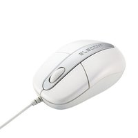 ELECOM EU RoHS準拠 USB光学式マウス コンパクト ホワイト M-M1URWH/RS (M-M1URWH/RS)画像