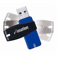 IMATION Nano Pro Flash Drive(フラッシュドライブナノプロ)ブルー 16GB (UFDNP16GBL)画像