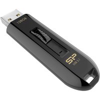 Silicon Power USBメモリ USB3.1 128GB スライド式 B21シリーズ ブラック (SP128GBUF3B21V1K)画像