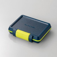 ELECOM メモリカードケース/ハード/SD8枚+microSD8枚収納/ネイビー (CMC-SDCHD01NV)画像