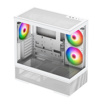 Century RACEN ATX対応ピラーレスPCケース AQCESS ホワイト (CRC-PCASE01WH)画像