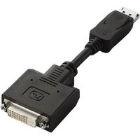 ELECOM DisplayPort-DVI変換アダプタ/ディスプレイポートオス-DVI D24pinメス (AD-DPDBK)画像
