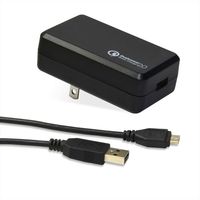 日本トラストテクノロジー 超急速USB充電器 ブラック QUICKC20BK (QUICKC20BK)画像