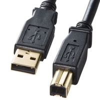 サンワサプライ USB2.0ケーブル(1.5m・ブラック) KU20-15BKHK (KU20-15BKHK)画像
