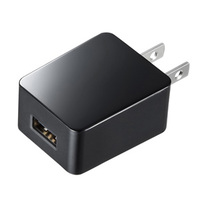 サンワサプライ USB充電器(2A・高耐久タイプ) ACA-IP52BK (ACA-IP52BK)画像