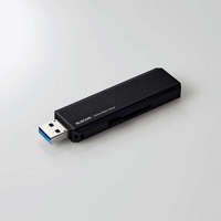 ELECOM 外付けSSD/USB3.2Gen1/スライド式/500GB/ブラック (ESD-EWA0500GBK)画像