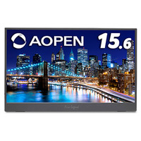 ACER Aopen 液晶ディスプレイ 15.6型/1920×1080/Mini HDMI×1、USB Type-C ×2/ブラック/1W+1Wスピーカー/IPS/非光沢 (16PM1QAbmiuuzx)画像