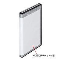 サンワサプライ DVDトールケース型メモリーカード管理ケース(SD用・両面収納) (FC-MMC21SD)画像