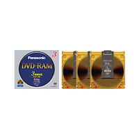パナソニック LM-HB94LP3 DVD-RAM9.4GB 3枚組 3倍速対応 両面 カートリッジ付 (LM-HB94LP3)画像
