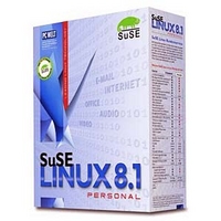 Novell SuSE Linux 8.1 Personal Edition (SuSE Linux 8.1 Personal Edition)画像