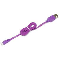 ダイヤテック maluu Hula Cable MicroB [Purple] 1m MHC-MCB100PU (MHC-MCB100PU)画像