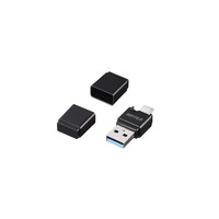 BUFFALO BSCRM110U3BK microB&USB3.0 microSD専用カードリーダー ブラック (BSCRM110U3BK)画像