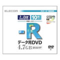 ELECOM PDV-R4XP10PR データ用DVD-R (PDV-R4XP10PR)画像