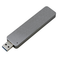 ainex HDE-15 USB3.1Gen2対応 M.2 NVMe SSDケース (HDE-15)画像