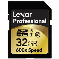 レキサー・メディア プロフェッショナル 600倍速シリーズ SDHC UHS-1カード 32GB Class10 (LSD32GCTBJP600)画像