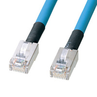 サンワサプライ ノイズビートCAT5eLANケーブル 5m ライトブルー KB-T5NB-05LBN (KB-T5NB-05LBN)画像
