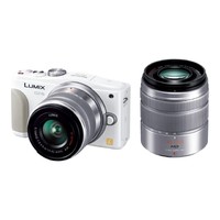 パナソニック <LUMIX>デジタル一眼カメラ/ダブルレンズキット (DMC-GF6W-W)画像