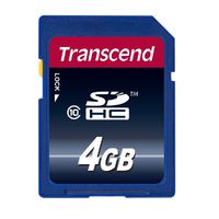 Transcend 4GB SDHCカード CLASS10 TS4GSDHC10 (TS4GSDHC10)画像