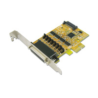 SUNIX Sunix 4 Port Serial PCIe card with powered output SATA power connector (SER6456S)画像