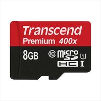 Transcend 8GB MicroSDHC10 U1 TS8GUSDCU1 (TS8GUSDCU1)画像