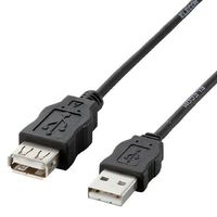 ELECOM EU RoHS指令準拠USB延長ケーブル 1.0m ブラック USB-ECOEA10 (USB-ECOEA10)画像
