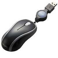 LOAS ミニオプティカルマウス ブラック MUS-UKT62BK (MUS-UKT62BK)画像