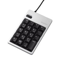 ELECOM TK-UFHSV USBテンキーパッド(シルバー) (TK-UFHSV)画像