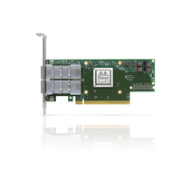 ConnectX-6 VPI adapter card, HDR IB (200Gb/s) and 200GbE, dual-port QSFP56, PCIe4.0 x16, tall bracket画像