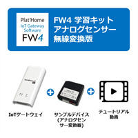 PLAT’HOME IoTゲートウェイソフトFW4 学習キット アナログセンサー無線変換器版 (PH-FW4LKIT-BXAD)画像