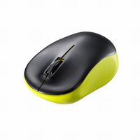 BUFFALO BSMRW100LM 無線 IR光学式 3ボタン 電池長持ちマウス ライム (BSMRW100LM)画像