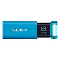 SONY USB3.0対応 ノックスライド式USBメモリー ポケットビット 8GB ブルー キャップレス (USM8GU L)画像