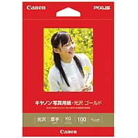 CANON GL-101KG100 キヤノン写真用紙・光沢 ゴールド KGサイズ 100枚 (2310B013)画像