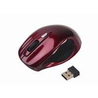 シグマA・P・Oシステム Sサイズ2.4GHzワイヤレスレーザー式5ボタン1チルトホイールマウス（ガーネットレッド） (SLATSRF01RD)画像