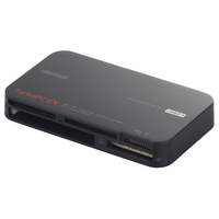 BUFFALO 高速カードリーダー ライター USB3.0対応モデル ブラック (BSCR15TU3BK)画像