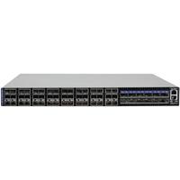 Mellanox SwitchX(R)-2 based 48-port SFP+ 10GbE, 12 port QSFP 40GbE, 1U Ethernet switch. 1PS, Short depth, PSU side to Connector side airflow, Rail kit and ROHS6 (MSX1024B-1BFS)画像
