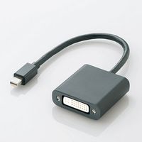 ELECOM miniDisplayPort変換アダプタ/forAPPLE/DVI/ブラック AD-MDPDVIBK (AD-MDPDVIBK)画像