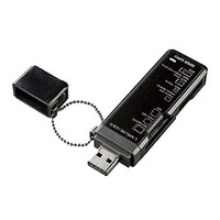 サンワサプライ USB2.0 マルチカードリーダライタ ブラック ADR-MLTM3BK (ADR-MLTM3BK)画像
