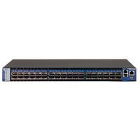 Mellanox SwitchX-2 based FDR InfiniBand 1U Switch, 36 QSFP+ ports, 1 Power Supply (AC), PPC460, standard depth, P2C airflow, Rail Kit, RoHS6 (MSX6036F-1SFS)画像