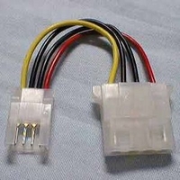 ainex 電源コネクタ変換ケーブル (4P小オス→4P大メス) (WA-081)画像