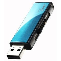 I.O DATA USB フラッシュメモリー「ToteBag Smart」2GB ターコイズブルー (TB-AT2G/B)画像