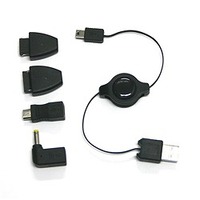 日本トラストテクノロジー ミニUSB充電ケーブル 5マルチコネクタ (KCUSB5MINI)画像
