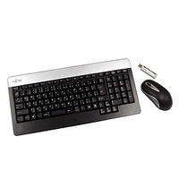 富士通コンポーネント ワイヤレスUSBキーボード&マウス ブラック FKB8580-101/B (FKB8580-101/B)画像