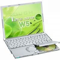 パナソニック Lets note W5シリーズ HDD着脱モデル CF-W5AWWAXS (CF-W5AWWAXS)画像
