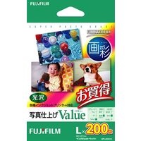 FUJIFILM WPL200VA インクジェット用紙 写真仕上げValue Lサイズ (WPL200VA)画像