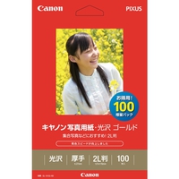 CANON GL-1012L100 写真用紙・光沢 ゴールド 2L判 100枚 (2310B034)画像