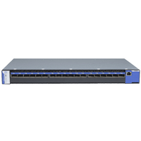 Mellanox SwitchX(R)-2 based 18-port QSFP FDR10 1U Externally Managed InfiniBand switch system with a non-blocking switching capacity of1.45Tb/s. 1PS, Standard depth, Reverse airflow, RoHS-6 (MSX6015T-1BRS)画像