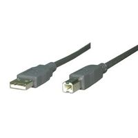 アクロス RoHS対応 USB2.0エコケーブル 1m ダークグレー (AEC-U1G)画像