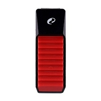 Silicon Power USB2.0フラッシュメモリ TOUCH 610 4GB 黒X赤 スライド式 (SP004GBUF2610V1R)画像