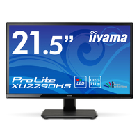 IIYAMA <ProLite>21.5 インチワイドAH-IPS+パネルXU2290HS-B2(1920×1080/D-Sub15Pin/DVI/HDMI/ブラック) (XU2290HS-B2)画像